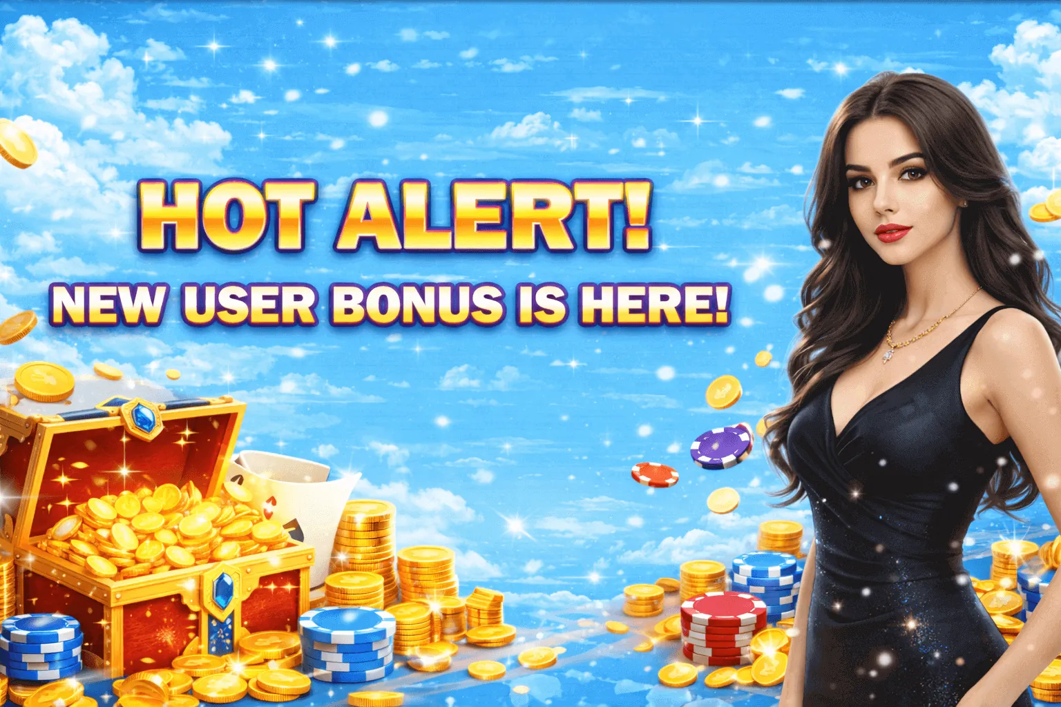 oktt Live Casino Dealer dealing cards with glittering chips
